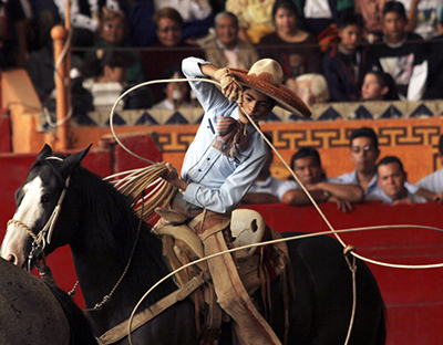 La charrería, arte ecuestre y vaquero tradicional - MÉXICO
© Janet Jarman. Web UNESCO