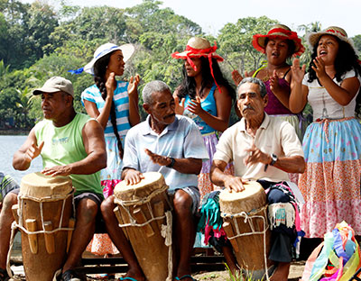Expresiones rituales y festivas de la cultura Congo - Panamá. © MICI, 2016. Fuente: UNESCO